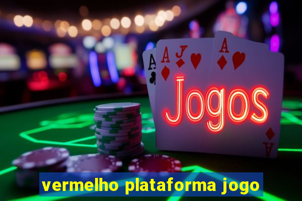 vermelho plataforma jogo